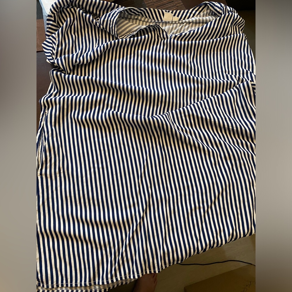 Gap Blue stripped dress.  Size XL
